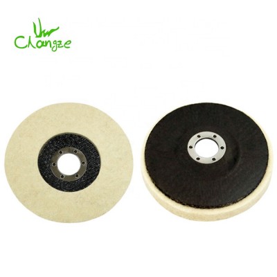 Ca-as-22 Polishing Wheel Felt Metal Stainless Steel Glass Polishing Disc For Angle Grinder Buffing Wheel Polishers